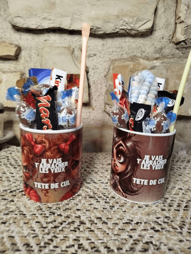  Lot Mug gourmand 